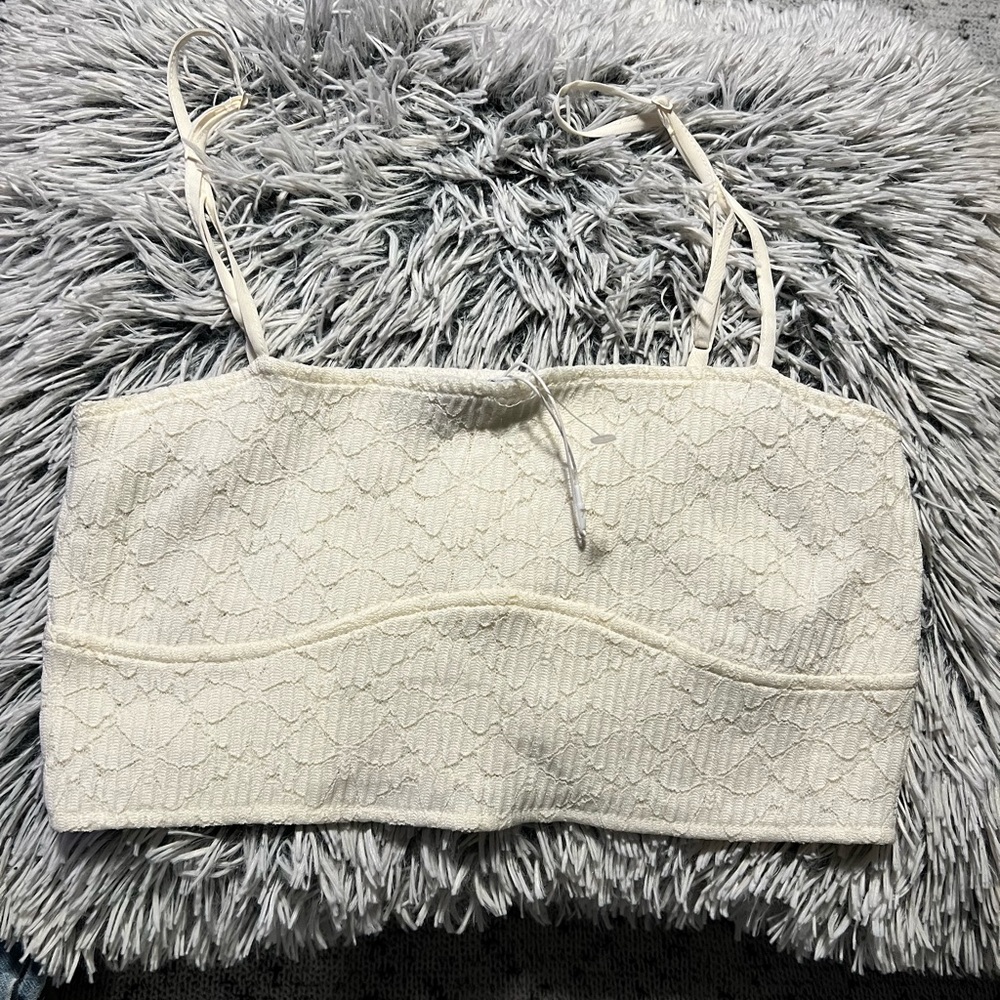 Zara White tube top